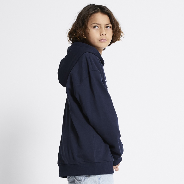 Printed hoodie "Jordon" Navy 6